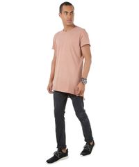 Camiseta-Longa-com-Recortes-Marrom-Claro-8524890-Marrom_Claro_3