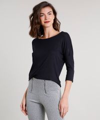 Blusa-Feminina-Ampla-Manga-3-4-Decote-Redondo-Preta-9509004-Preto_1