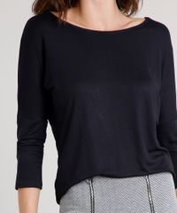 Blusa-Feminina-Ampla-Manga-3-4-Decote-Redondo-Preta-9509004-Preto_4