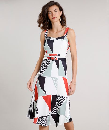 Vestido-Feminino-Midi-Estampado-Geometrico-com-Cinto-Alca-Larga-Branco-9612394-Branco_1