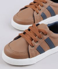 Tenis-Infantil-Baby-Club-com-Faixa-Lateral-Caramelo-9340377-Caramelo_5