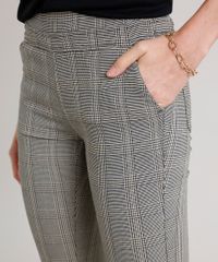 Calca-Legging-Feminina-Estampada-Xadrez-em-Jacquard-Kaki-9413035-Kaki_4