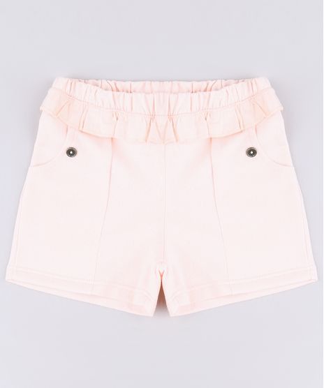 Short-Infantil-com-Bolsos-e-Babado-em-Moletom--Rose-9676831-Rose_1