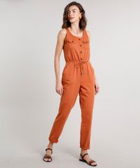 Macacao-de-Sarja-Feminino-com-Botoes-e-Bolsos-Cobre-9654679-Cobre_1