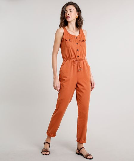 Macacao-de-Sarja-Feminino-com-Botoes-e-Bolsos-Cobre-9654679-Cobre_1 Macacao-de-Sarja-Feminino-com-Botoes-e-Bolsos-Cobre-9654679-Cobre_1