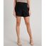 Short-Feminino-Clochard-com-Fivela-e-Bolsos-Preto-9686294-Preto_1