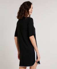 Vestido-Feminino-Curto-com-Vies-Contrastante-e-Faixa-Lateral-Manga-Curta-Preto-9565837-Preto_2