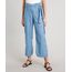 Calca-Jeans-Feminina-Reta-Clochard-Cropped-com-Faixa-para-Amarrar-Azul-Claro-9670255-Azul_Claro_1