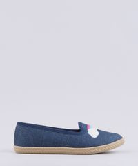 Espadrille-Jeans-Infantil-Molekinha-com-Bordado-de-Arco-Iris-Azul-Escuro-9668054-Azul_Escuro_1