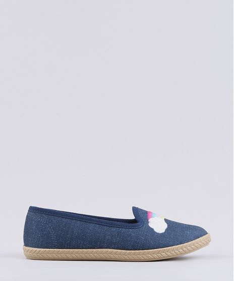 Espadrille-Jeans-Infantil-Molekinha-com-Bordado-de-Arco-Iris-Azul-Escuro-9668054-Azul_Escuro_1