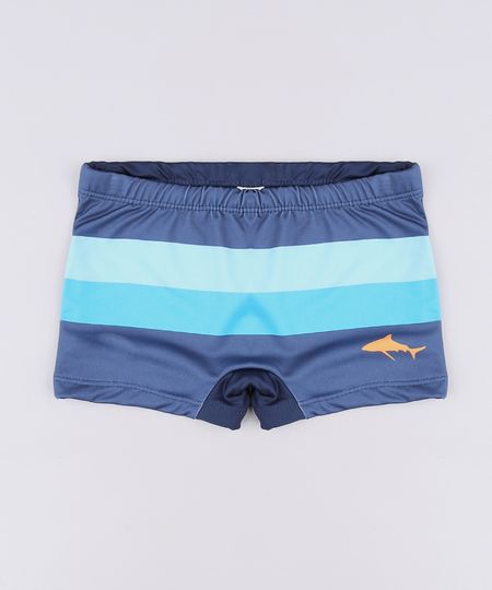 Sunga-Boxer-Infantil-com-Listras-Protecao-UV50---Azul-Marinho-9655395-Azul_Marinho_1