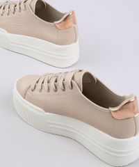 Tenis-Feminino-Moleca-Flatform-com-Recorte-Metalizado-Bege-9673277-Bege_5