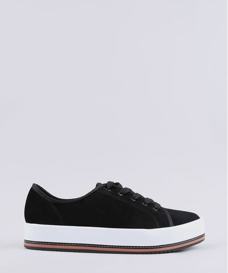 Tenis-Feminino-Beira-Rio-Flatform-com-Verniz-Preto-9667516-Preto_1