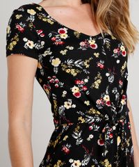 Macaquinho-Feminino-Estampado-Floral-com-No-e-Sobreposicao-Manga-Curta-Preto-9630793-Preto_4