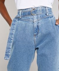 Calca-Jeans-Feminina-Mindset-Clochard-com-Cinto-Azul-Claro-9687364-Azul_Claro_4