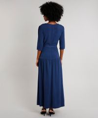 Vestido-Feminino-Mindset-Longo-Envelope-Manga-3-4-Azul-Marinho-9752543-Azul_Marinho_2 Vestido-Feminino-Mindset-Longo-Envelope-Manga-3-4-Azul-Marinho-9752543-Azul_Marinho_2