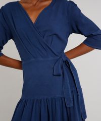 Vestido-Feminino-Mindset-Longo-Envelope-Manga-3-4-Azul-Marinho-9752543-Azul_Marinho_4 Vestido-Feminino-Mindset-Longo-Envelope-Manga-3-4-Azul-Marinho-9752543-Azul_Marinho_4