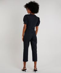 Macacao-Jeans-Feminino-Mindset-com-Bolsos-e-Faixa-para-Amarrar-Manga-Curta-Preto-9734189-Preto_2