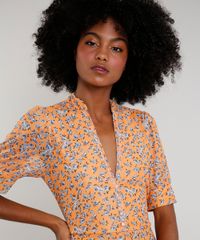 Vestido-Feminino-Mindset-Curto-Estampado-Floral-em-Tule-Manga-Curta-Laranja-9734181-Laranja_4