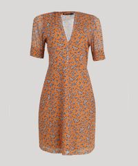 Vestido-Feminino-Mindset-Curto-Estampado-Floral-em-Tule-Manga-Curta-Laranja-9734181-Laranja_5