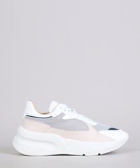 Tenis-Feminino-Mindset-Chunky-Running-com-Recortes-Branco-9687367-Branco_1