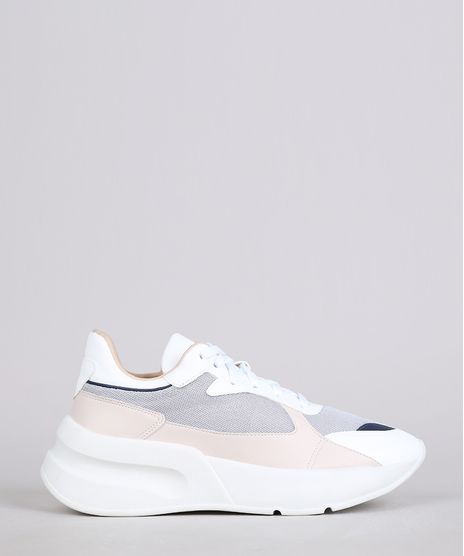 Tenis-Feminino-Mindset-Chunky-Running-com-Recortes-Branco-9687367-Branco_1