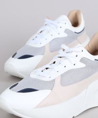 Tenis-Feminino-Mindset-Chunky-Running-com-Recortes-Branco-9687367-Branco_2
