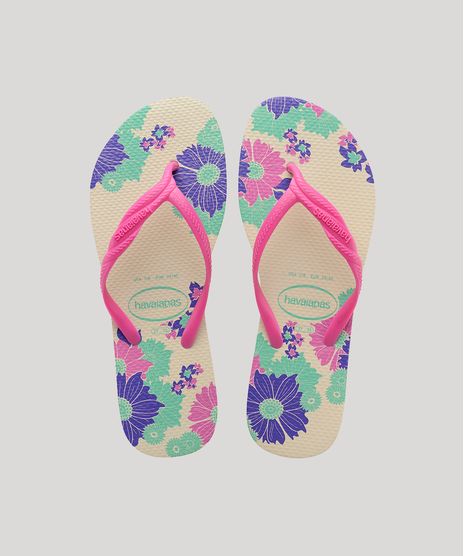 Chinelo-Feminino-Havaianas-com-Estampa-Floral-Kaki-Claro-9598731-Kaki_Claro_1