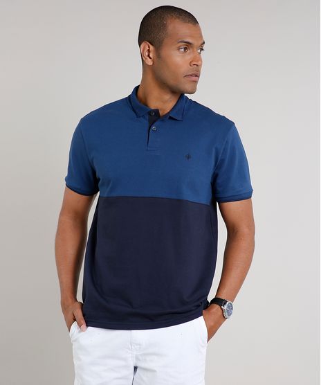 Polo-Masculina-Comfort-com-Recorte-Manga-Curta-Azul-Marinho-9595992-Azul_Marinho_1