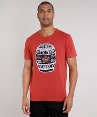 Camiseta-Masculina--Whiskey--Manga-Curta-Gola-Careca-Cobre-9629701-Cobre_1