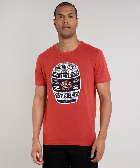 Camiseta-Masculina--Whiskey--Manga-Curta-Gola-Careca-Cobre-9629701-Cobre_1