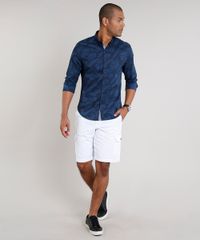 Camisa-Masculina-Slim-Estampada-de-Folhagem-Manga-Longa-Azul-Marinho-9523402-Azul_Marinho_3