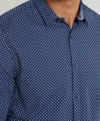 Camisa-Masculina-Slim-Estampada-Mini-Print-Manga-Longa-Azul-Marinho-9523414-Azul_Marinho_4