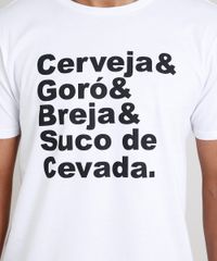 Pijama-Masculino--Cerveja--com-Camiseta-Manga-Curta---Samba-Cancao-Estampada-Branco-9644836-Branco_3