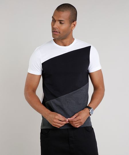 Camiseta-Masculina-Slim-Fit-com-Recortes-Manga-Curta-Gola-Careca-Branca-9635141-Branco_1