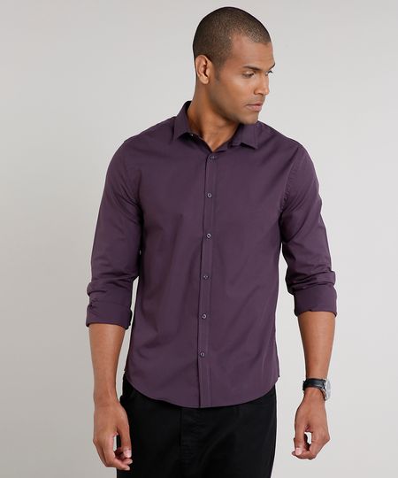 Camisa-Masculina-Slim-Basica-Manga-Longa-Roxa-9521525-Roxo_1 Camisa-Masculina-Slim-Basica-Manga-Longa-Roxa-9521525-Roxo_1