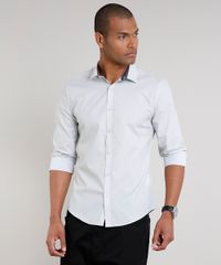 Camisa-Masculina-Slim-Estampada-Mini-Print-Manga-Longa-Kaki-Claro-9516947-Kaki_Claro_1