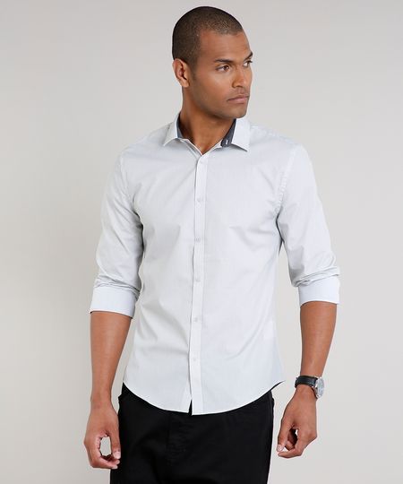 Camisa-Masculina-Slim-Estampada-Mini-Print-Manga-Longa-Kaki-Claro-9516947-Kaki_Claro_1 Camisa-Masculina-Slim-Estampada-Mini-Print-Manga-Longa-Kaki-Claro-9516947-Kaki_Claro_1