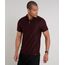 Polo-Masculina-Slim-Fit-com-Pespontos-Manga-Curta-Vinho-9635035-Vinho_1
