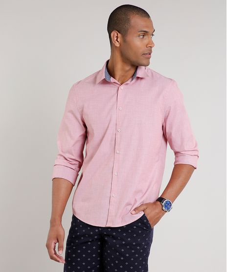 Camisa-Masculina-Comfort-Manga-Longa-Vermelha-Claro-9523388-Vermelho_Claro_1
