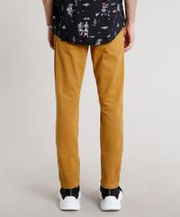 Calca-de-Sarja-Masculina-Slim-com-Bolsos-Caramelo-9466106-Caramelo_1_4
