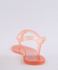Rasteira-Feminina-Oneself-Transparente-Laranja-9682437-Laranja_3