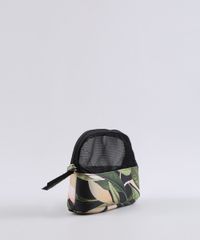 Necessaire-Feminina-Estampada-de-Folhagens-com-Recorte-em-Tela-Preta-9645389-Preto_2