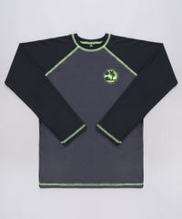 Camiseta-de-Praia-Infantil-Raglan--Beach-Repeat--Manga-Longa-Preta-9655396-Preto_1
