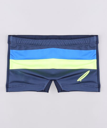 Sunga-Infantil-Boxer-com-Listras-Neon-Protecao-UV50--Azul-Marinho-9655361-Azul_Marinho_1