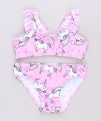 Biquini-Infantil-Estampado-de-Unicornios-com-Babado-Protecao-UV50--Rosa-9654872-Rosa_1