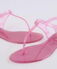 Rasteira-Feminina-Oneself-Transparente-Rosa-9682438-Rosa_5
