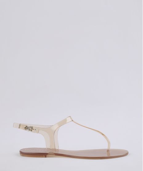 Rasteira-Feminina-Oneself-Transparente-Marrom-9682439-Marrom_1