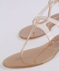 Rasteira-Feminina-Oneself-Transparente-Marrom-9682439-Marrom_2