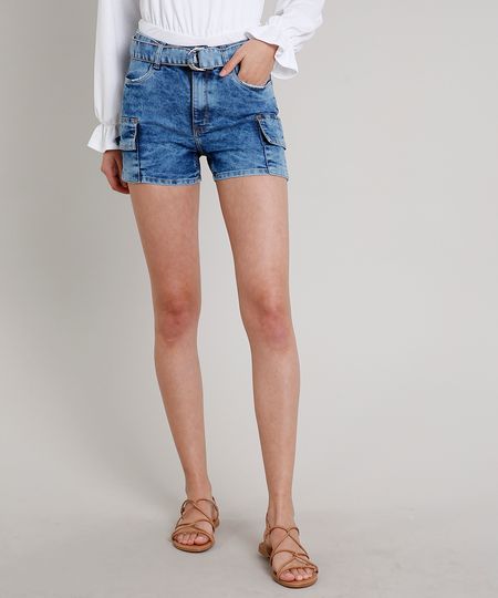 Short-Jeans-Feminino-Reto-Cargo-com-Cinto-Azul-Medio-9669104-Azul_Medio_1